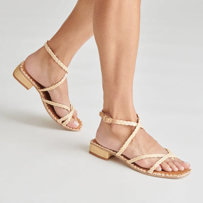 BRINN SANDALS LT NATURAL RAFFIA Dolce Vita
