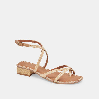 BRINN SANDALS LT NATURAL RAFFIA Dolce Vita