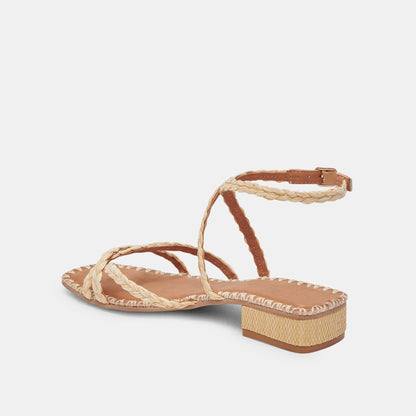 BRINN SANDALS LT NATURAL RAFFIA Dolce Vita