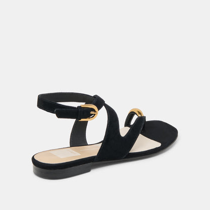 EARLA SANDALS ONYX SUEDE Dolce Vita