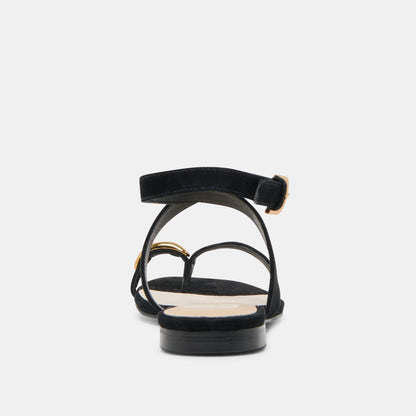 EARLA SANDALS ONYX SUEDE Dolce Vita