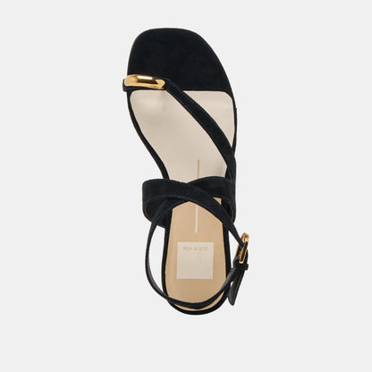 EARLA SANDALS ONYX SUEDE Dolce Vita