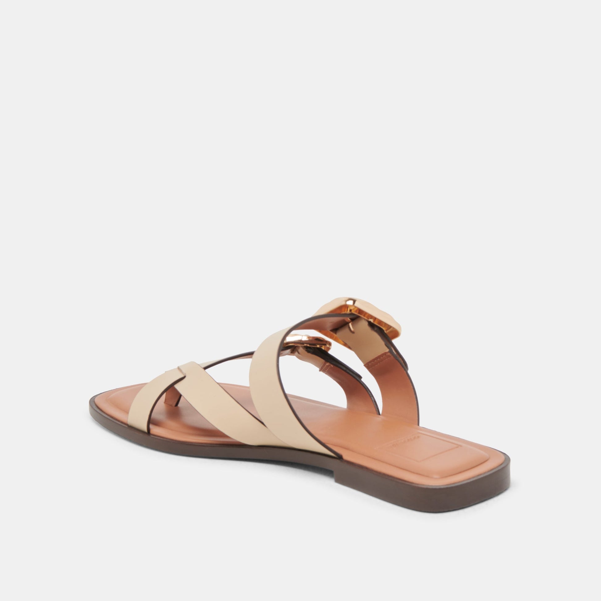 Shore Ivory Leather Sandals Dolce Vita
