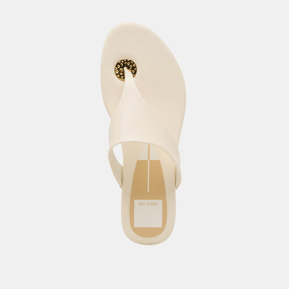 KITTLE SANDALS OFF WHITE LEATHER Dolce Vita
