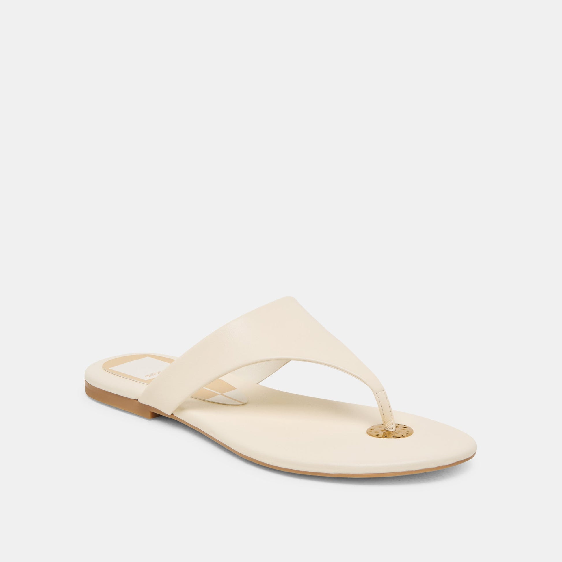 KITTLE SANDALS OFF WHITE LEATHER Dolce Vita