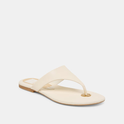 KITTLE SANDALS OFF WHITE LEATHER Dolce Vita