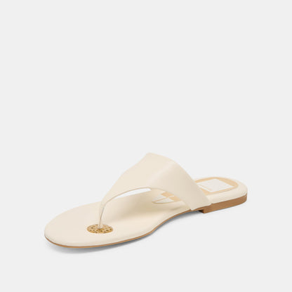 KITTLE SANDALS OFF WHITE LEATHER Dolce Vita
