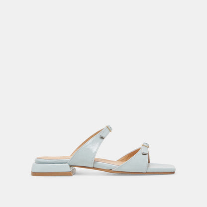 LAVERN SANDALS ICE BLUE CRINKLE PATENT Dolce Vita