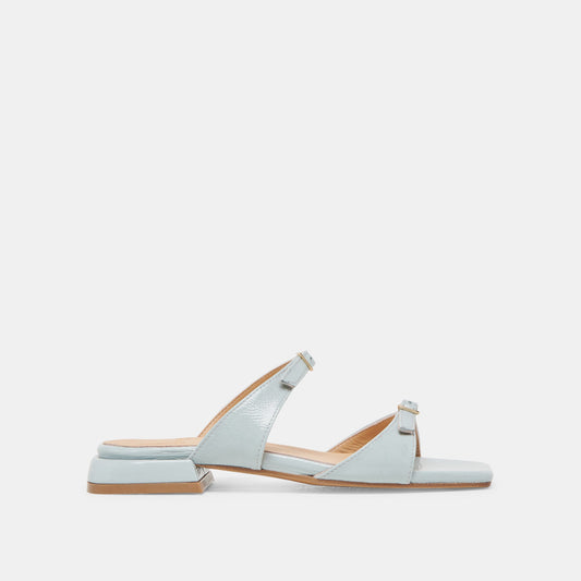LAVERN SANDALS ICE BLUE CRINKLE PATENT Dolce Vita