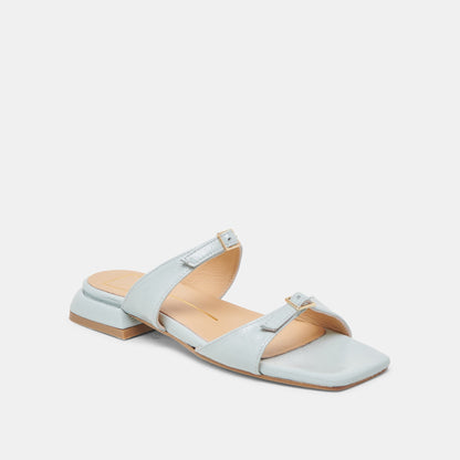 LAVERN SANDALS ICE BLUE CRINKLE PATENT Dolce Vita