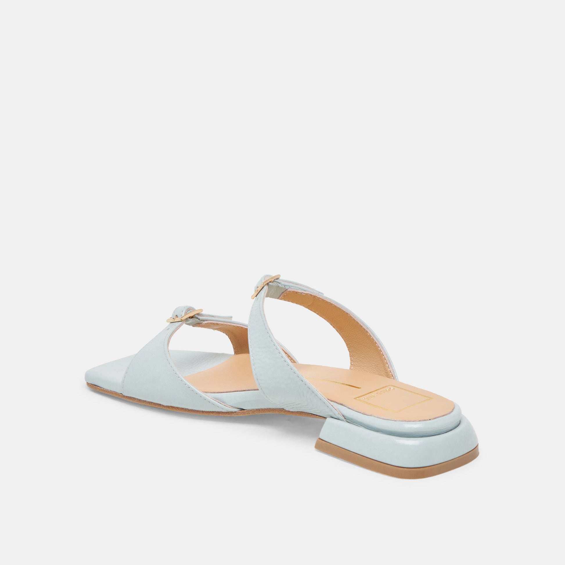 LAVERN SANDALS ICE BLUE CRINKLE PATENT Dolce Vita