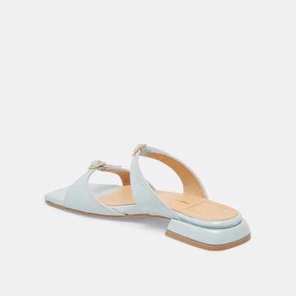 LAVERN SANDALS ICE BLUE CRINKLE PATENT Dolce Vita