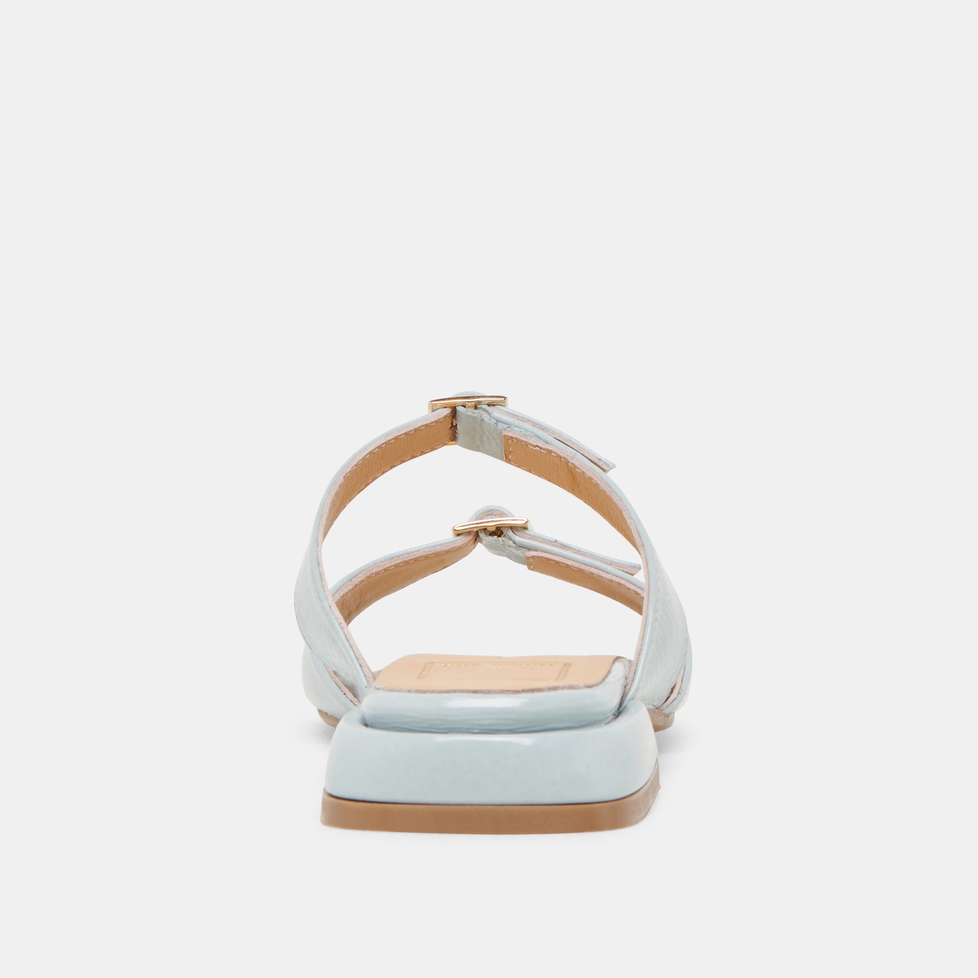 LAVERN SANDALS ICE BLUE CRINKLE PATENT Dolce Vita