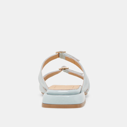 LAVERN SANDALS ICE BLUE CRINKLE PATENT Dolce Vita