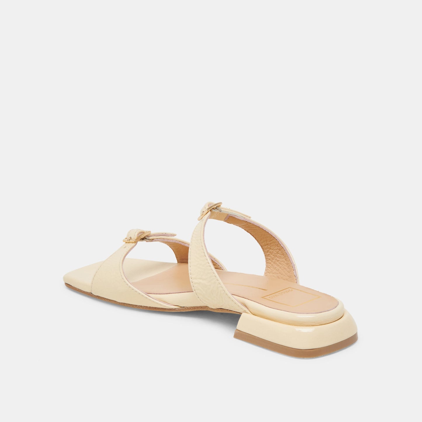 LAVERN SANDALS LIGHT YELLOW CRINKLE PATENT Dolce Vita