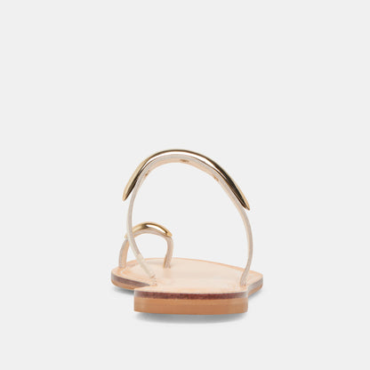 WINK WIDE SANDALS BONE LEATHER Dolce Vita