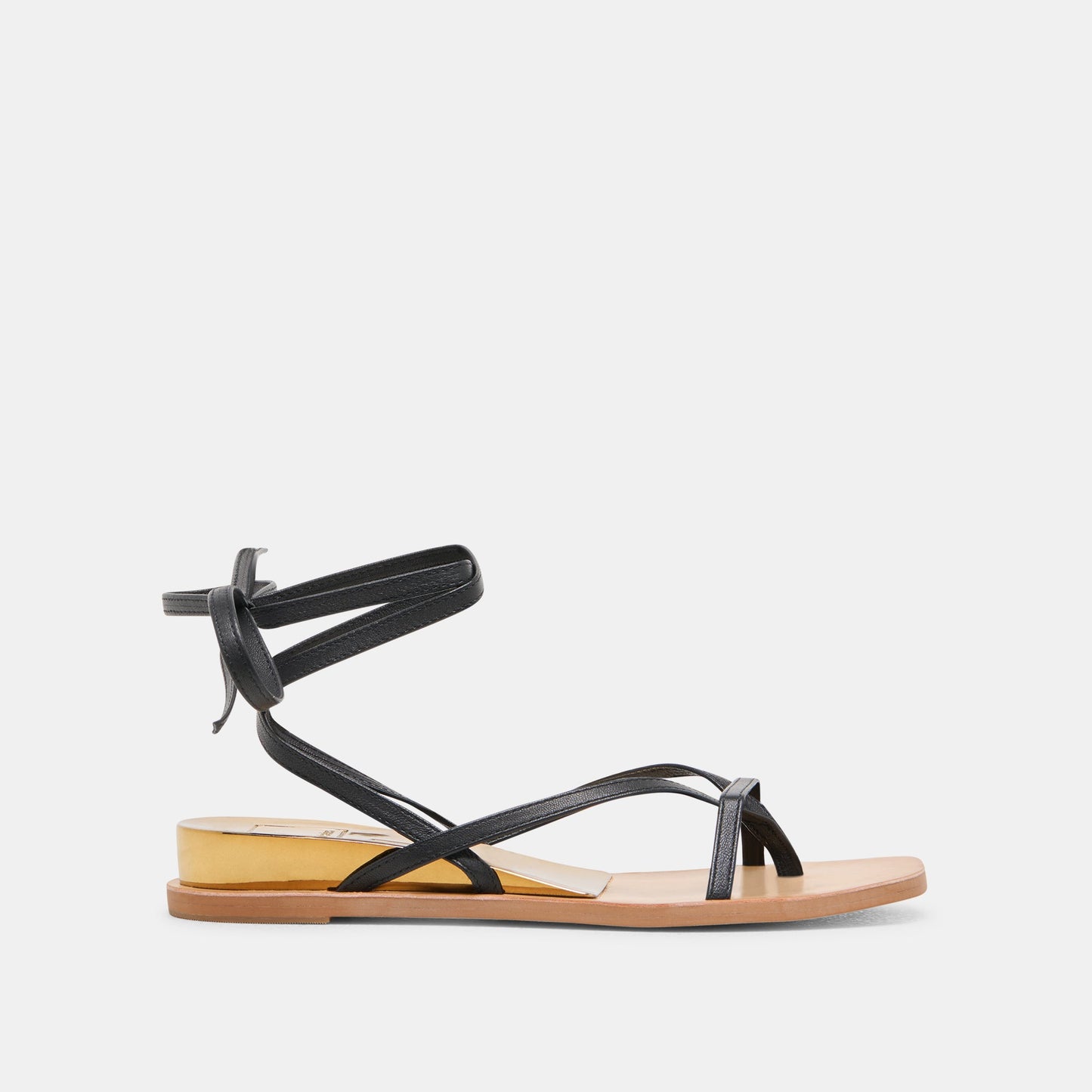 RUDIE SANDALS BLACK LEATHER Dolce Vita