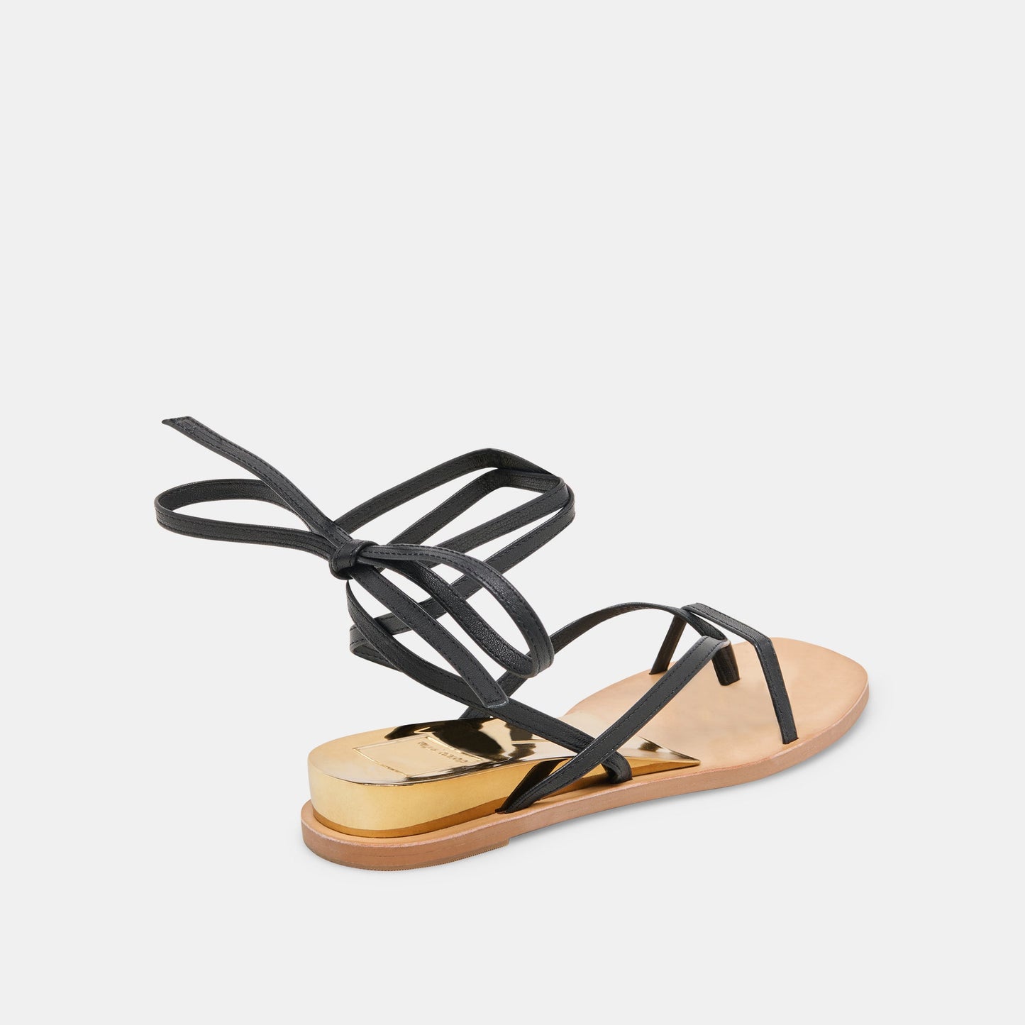 RUDIE SANDALS BLACK LEATHER Dolce Vita