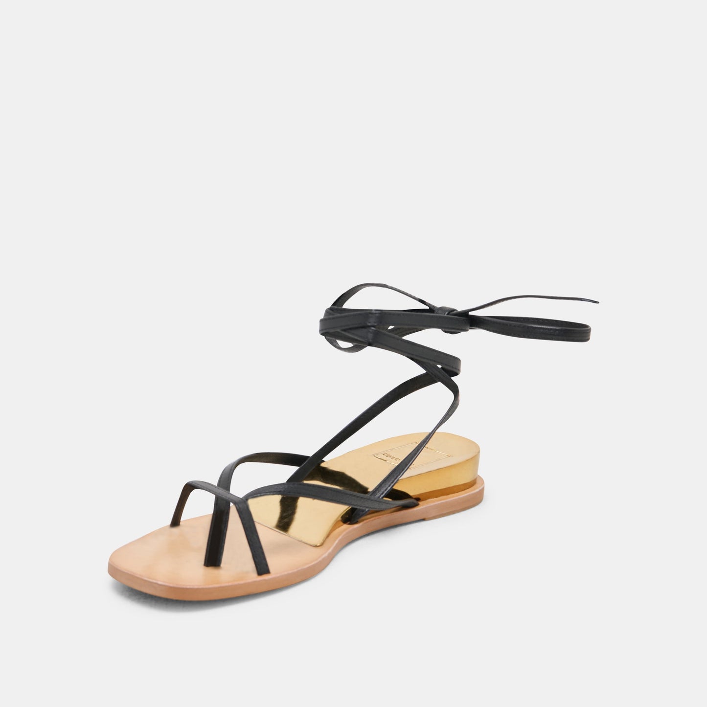 RUDIE SANDALS BLACK LEATHER Dolce Vita