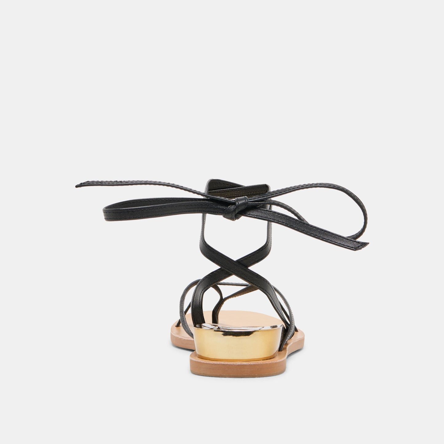 RUDIE SANDALS BLACK LEATHER Dolce Vita
