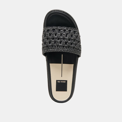 SIDONA SANDALS ONYX RAFFIA Dolce Vita