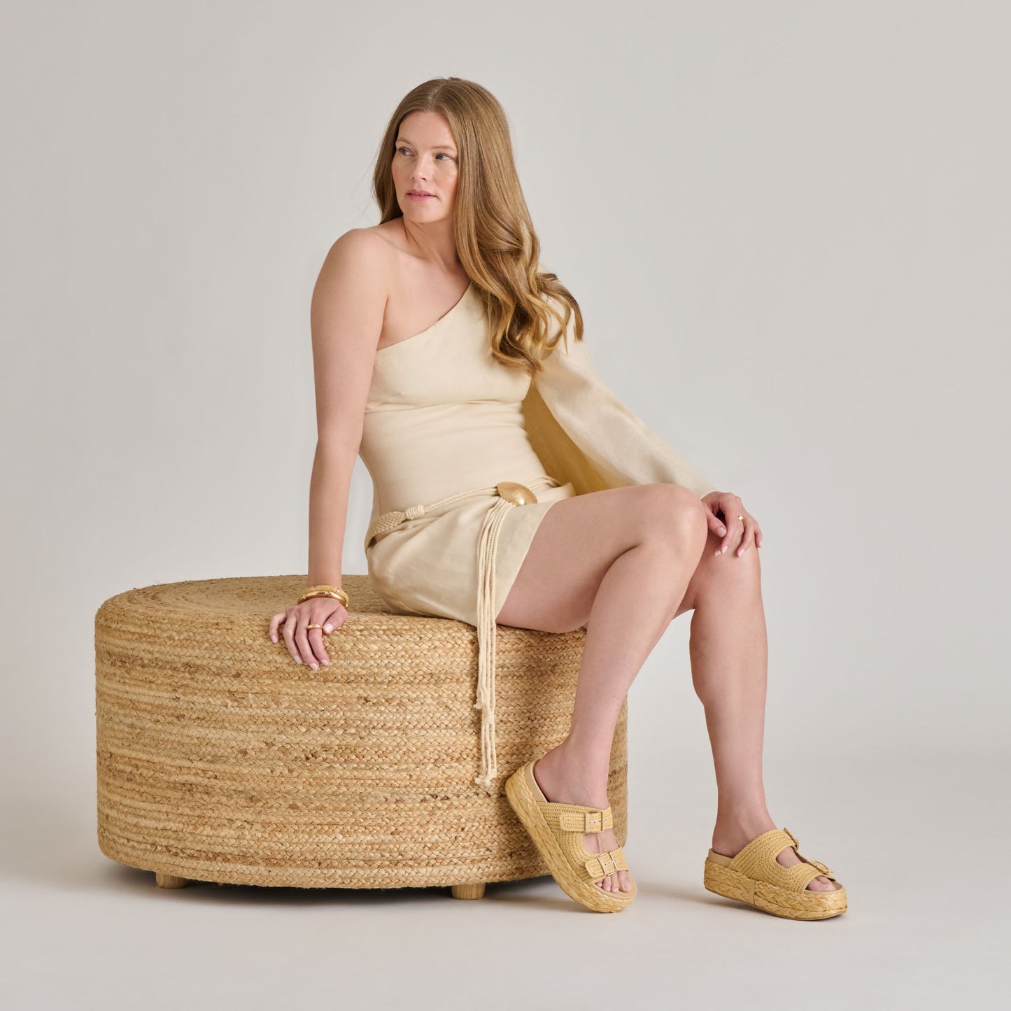 Falyn Lt Natural Woven Raffia Sandals Dolce Vita