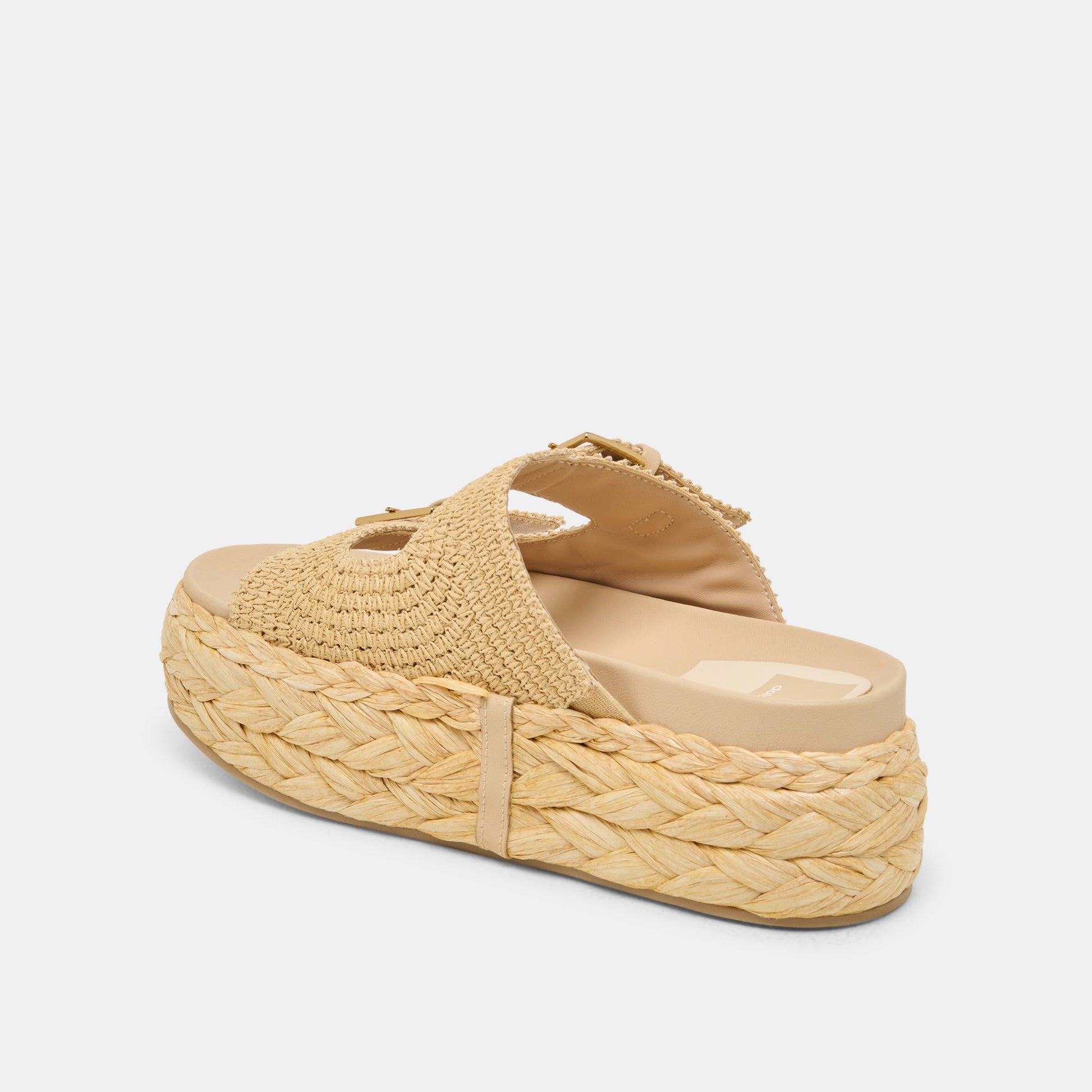 Falyn Lt Natural Woven Raffia Sandals Dolce Vita