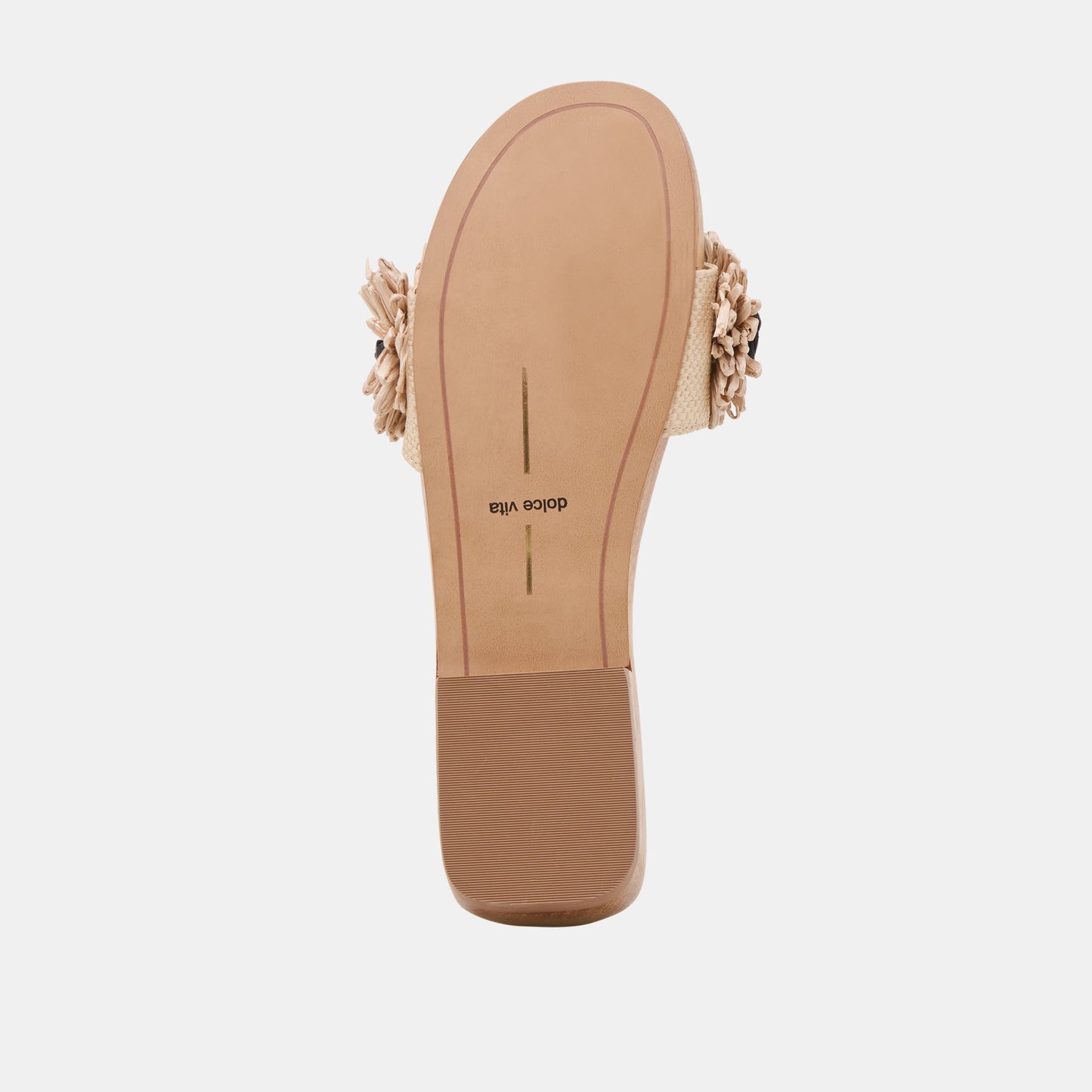 Ariena Black Natural Floral Raffia Sandals Dolce Vita