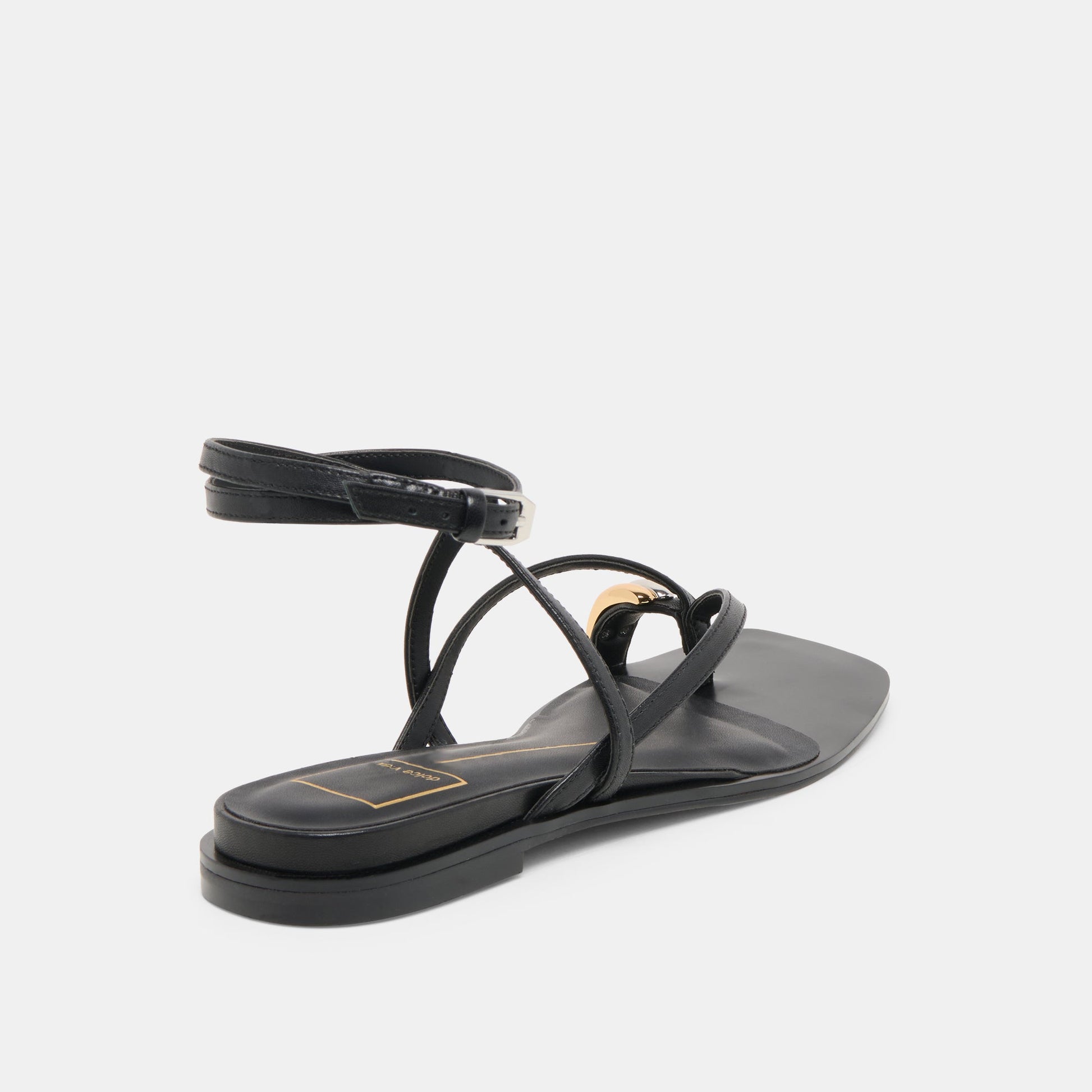 Tyrice Black Leather Sandals Dolce Vita