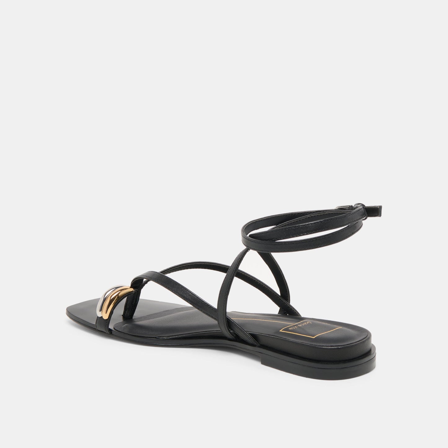 Tyrice Black Leather Sandals Dolce Vita