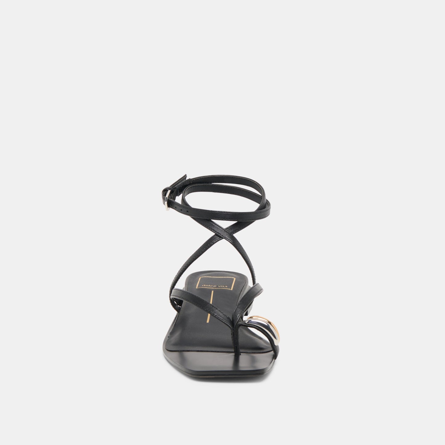 Tyrice Black Leather Sandals Dolce Vita