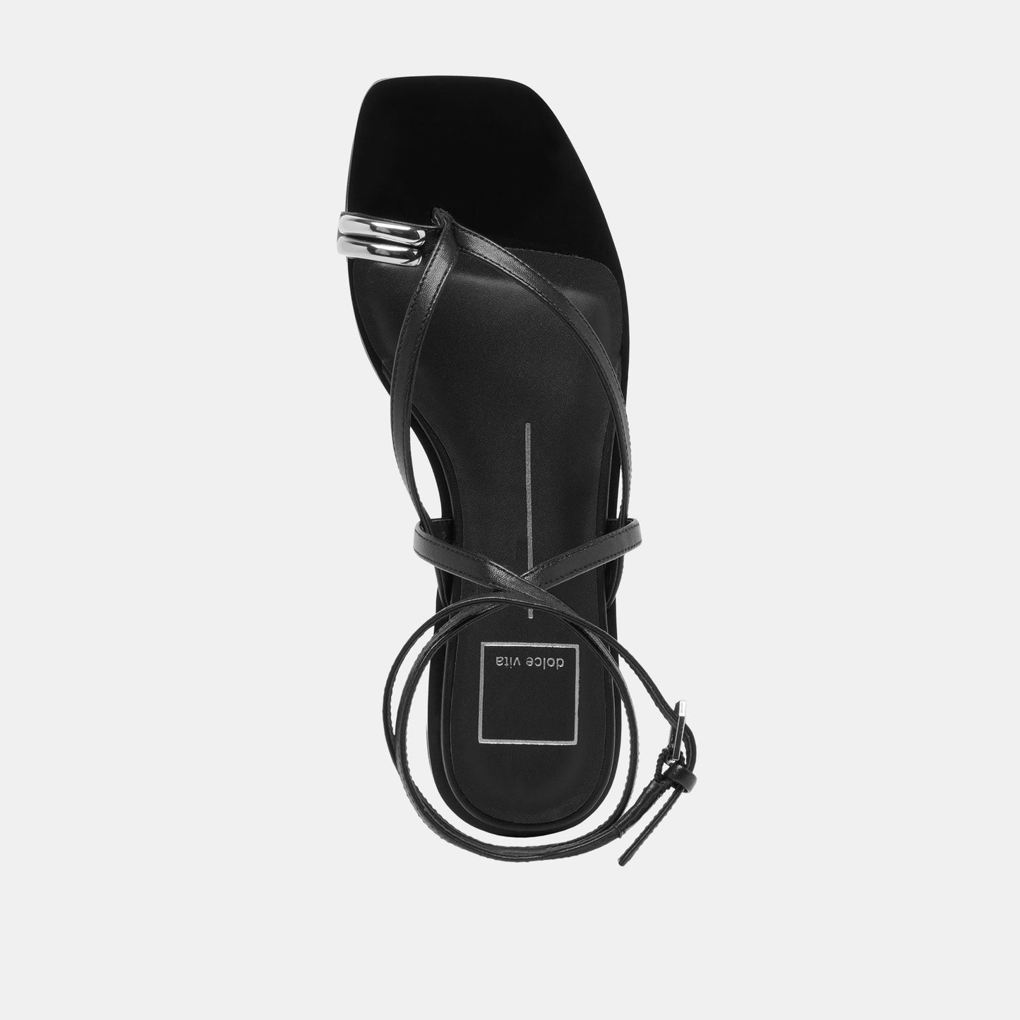 Tyrice Black Leather Sandals Dolce Vita