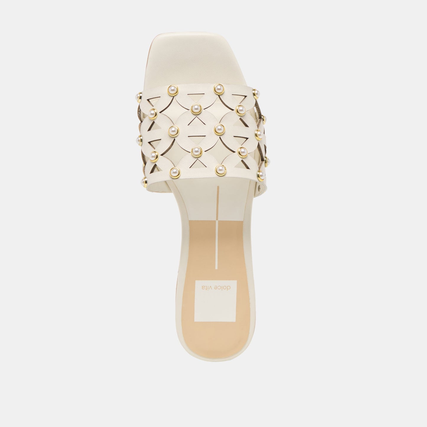 Berrit White Leather Sandals Dolce Vita