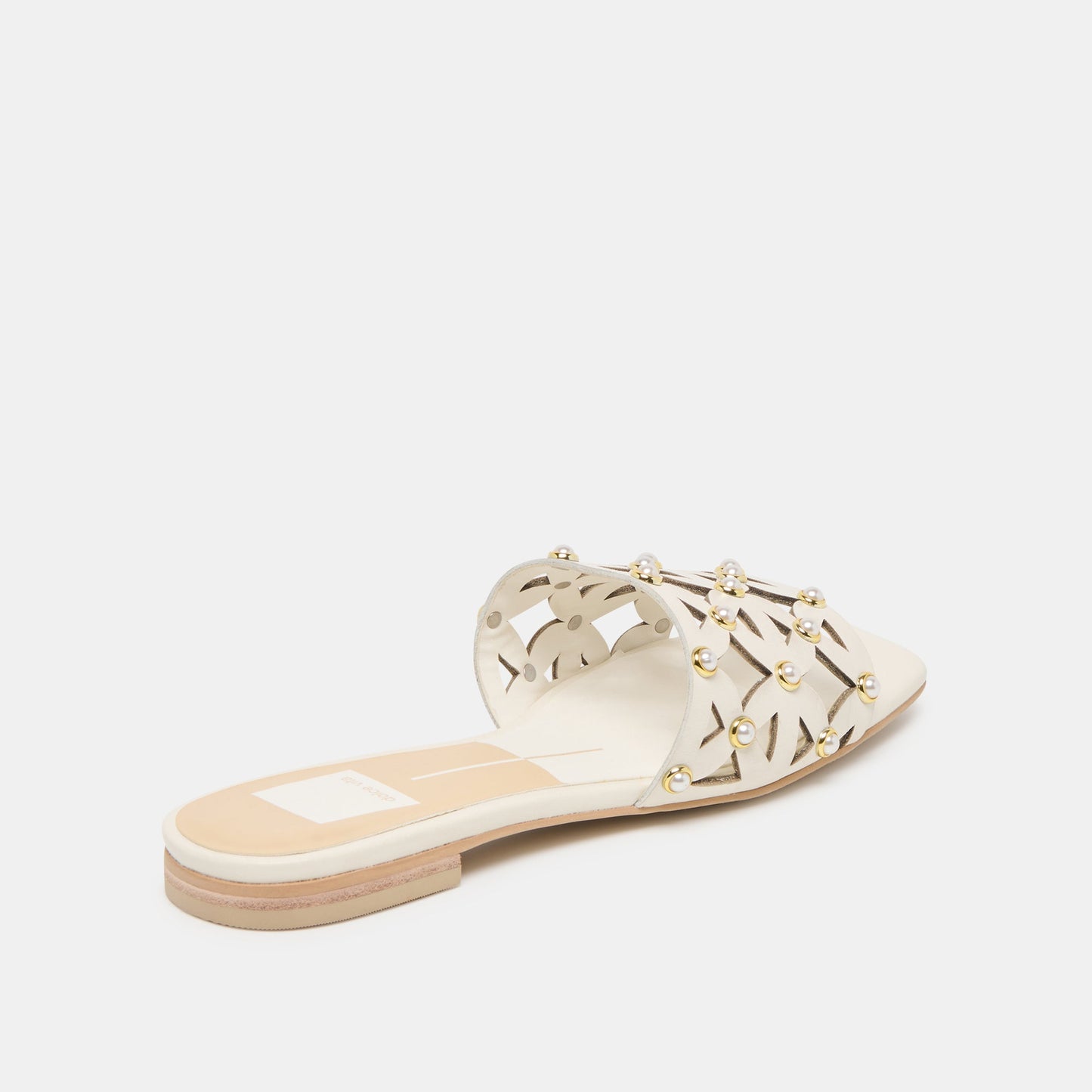 Berrit White Leather Sandals Dolce Vita