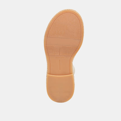 WRILEY SANDALS CREME WOVEN RAFFIA Dolce Vita