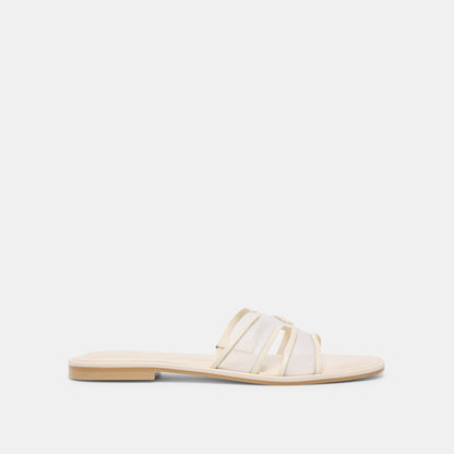Flori Off White Mesh Sandals Dolce Vita
