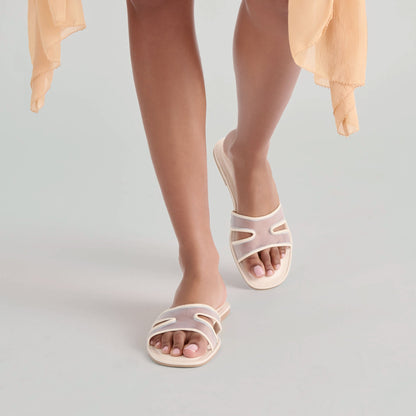 Flori Off White Mesh Sandals Dolce Vita