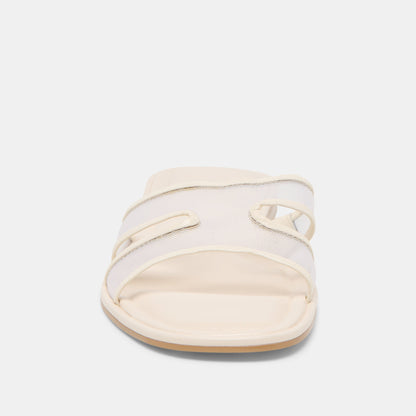 Flori Off White Mesh Sandals Dolce Vita