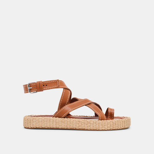 ROXIE SANDALS BROWN LEATHER Dolce Vita