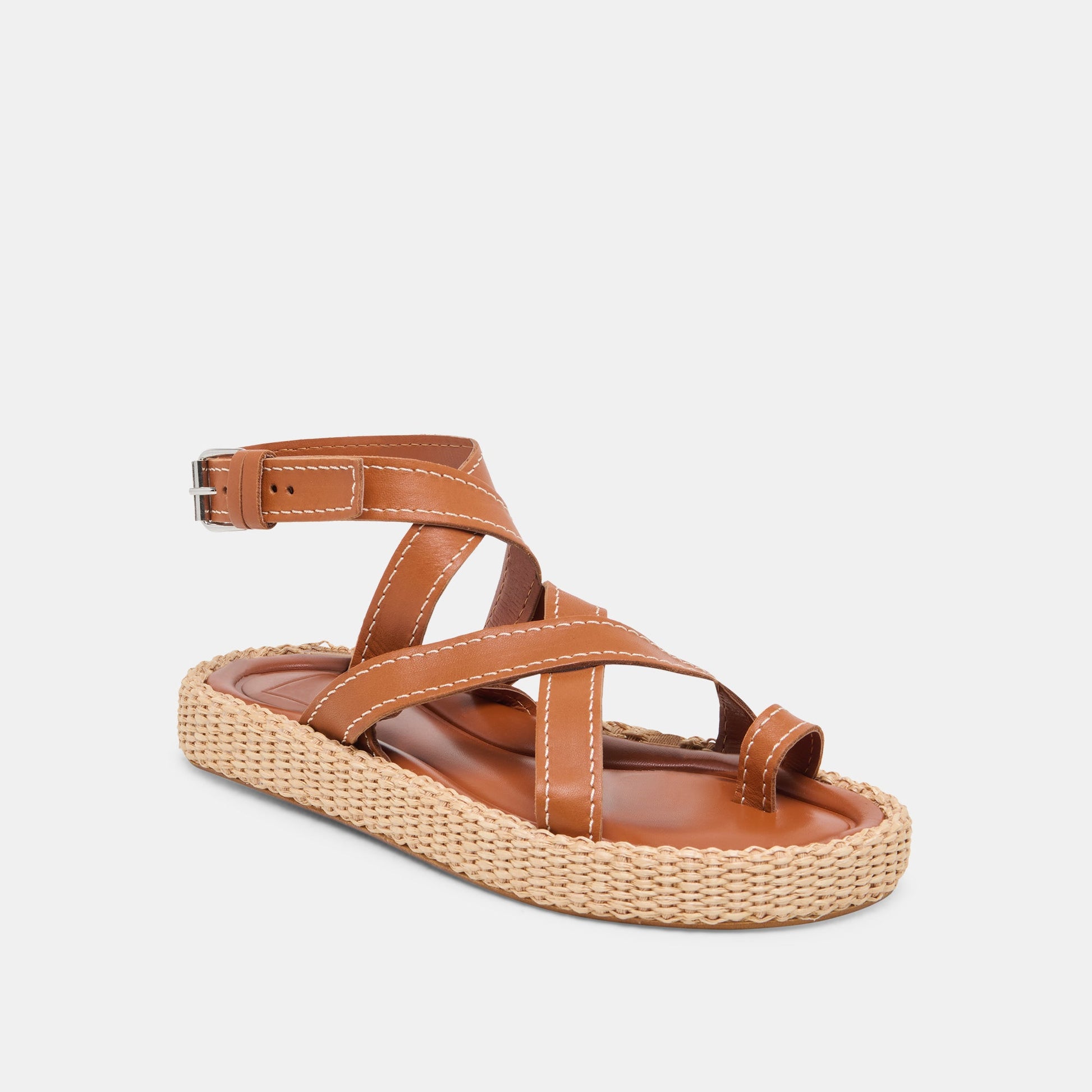 ROXIE SANDALS BROWN LEATHER Dolce Vita