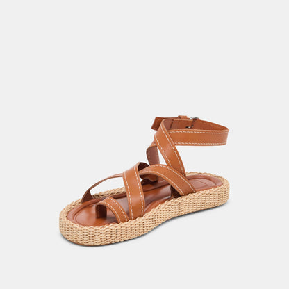 ROXIE SANDALS BROWN LEATHER Dolce Vita