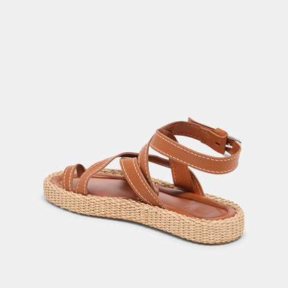 ROXIE SANDALS BROWN LEATHER Dolce Vita