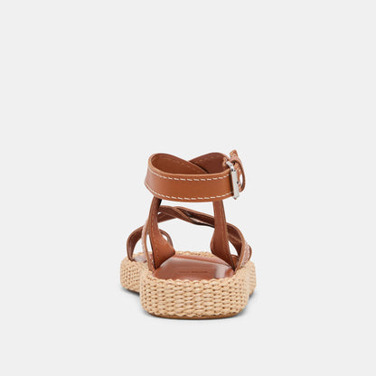 ROXIE SANDALS BROWN LEATHER Dolce Vita