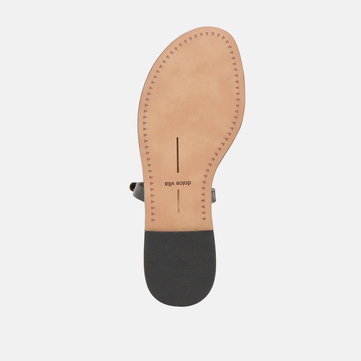 WINK WIDE SANDALS BLACK LEATHER Dolce Vita