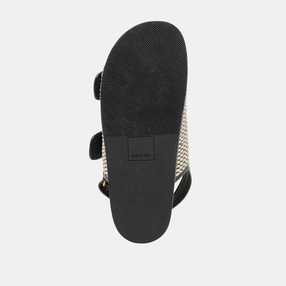STARLA SANDALS BLACK NATURAL RAFFIA Dolce Vita