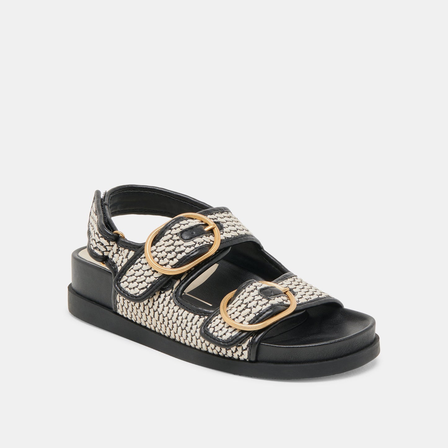 STARLA SANDALS BLACK NATURAL RAFFIA Dolce Vita