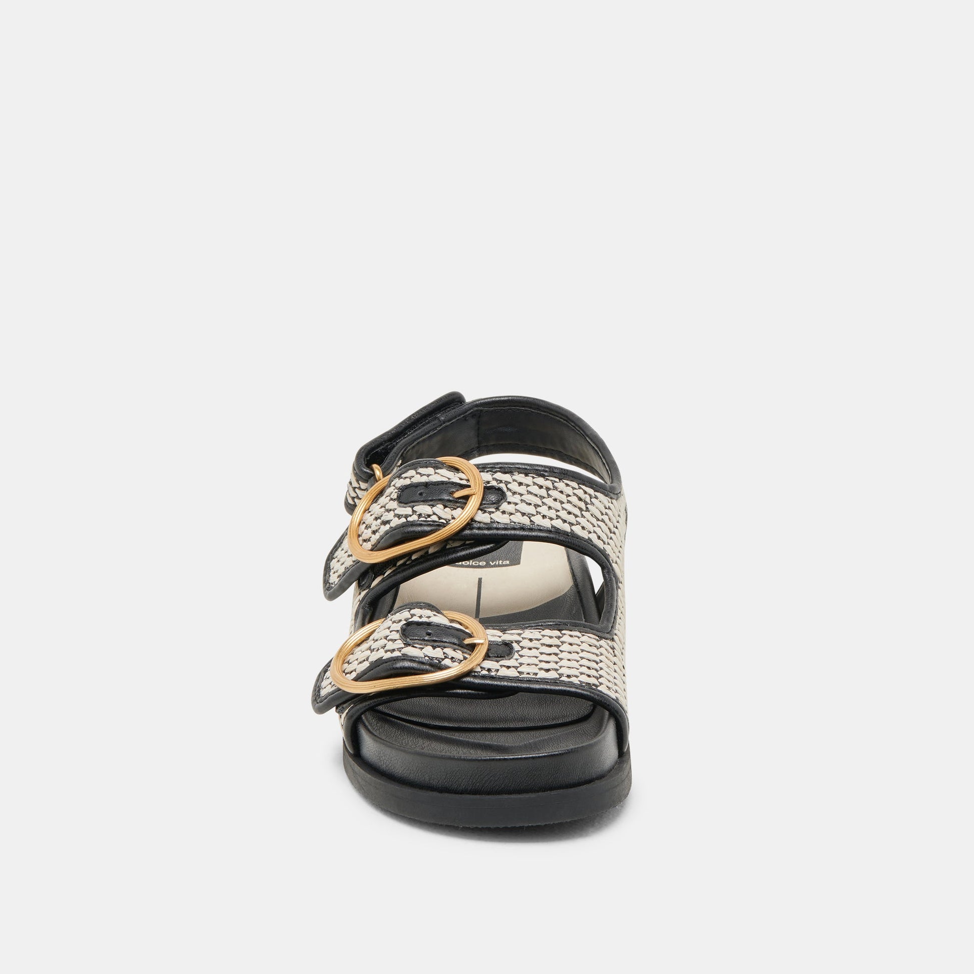 STARLA SANDALS BLACK NATURAL RAFFIA Dolce Vita