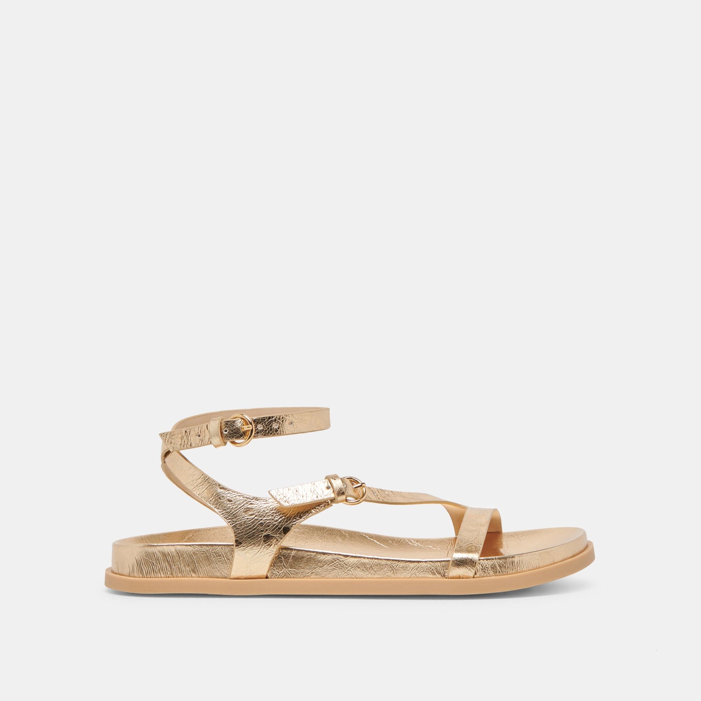 DARLIS SANDALS GOLD DISTRESSED LEATHER Dolce Vita