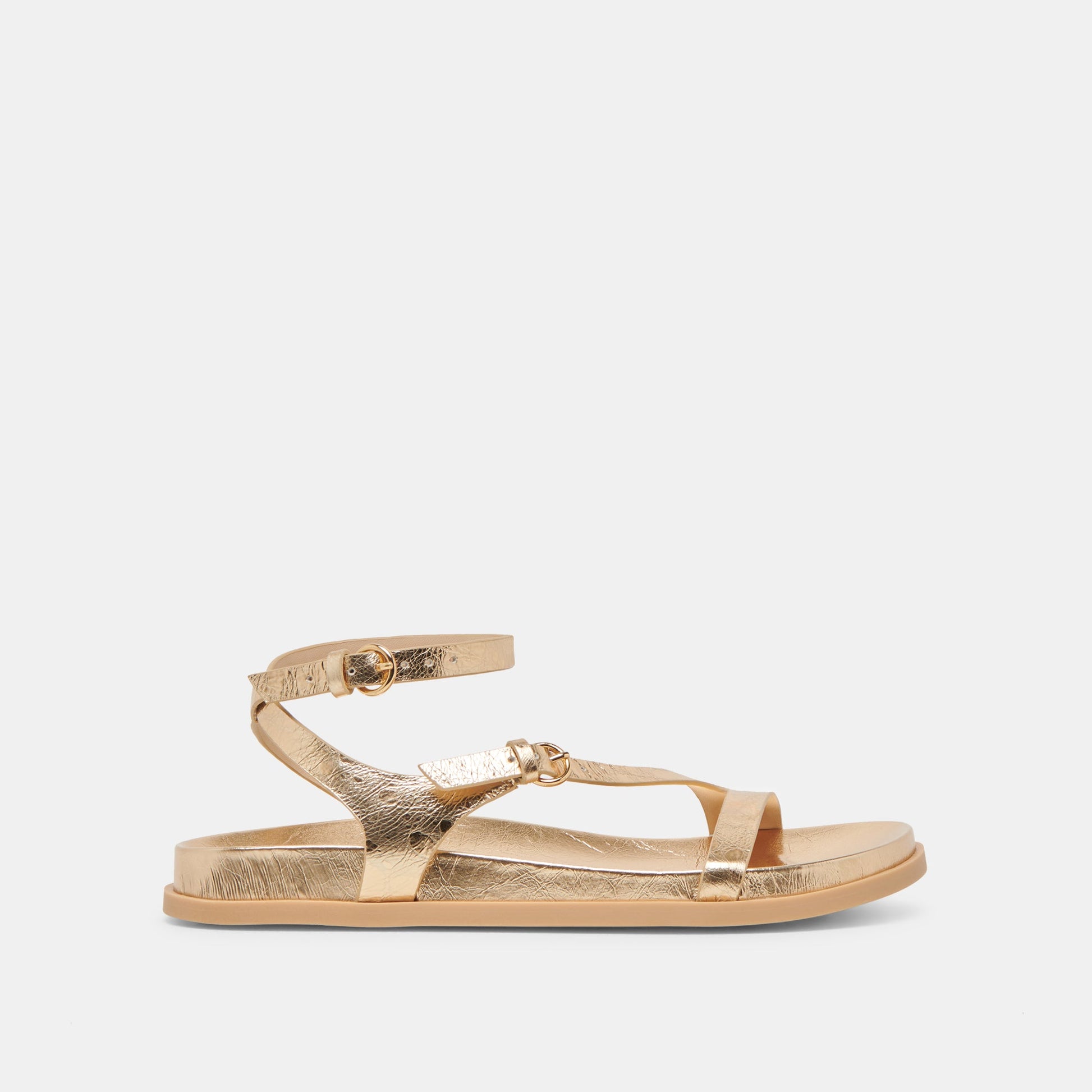 DARLIS SANDALS GOLD DISTRESSED LEATHER Dolce Vita