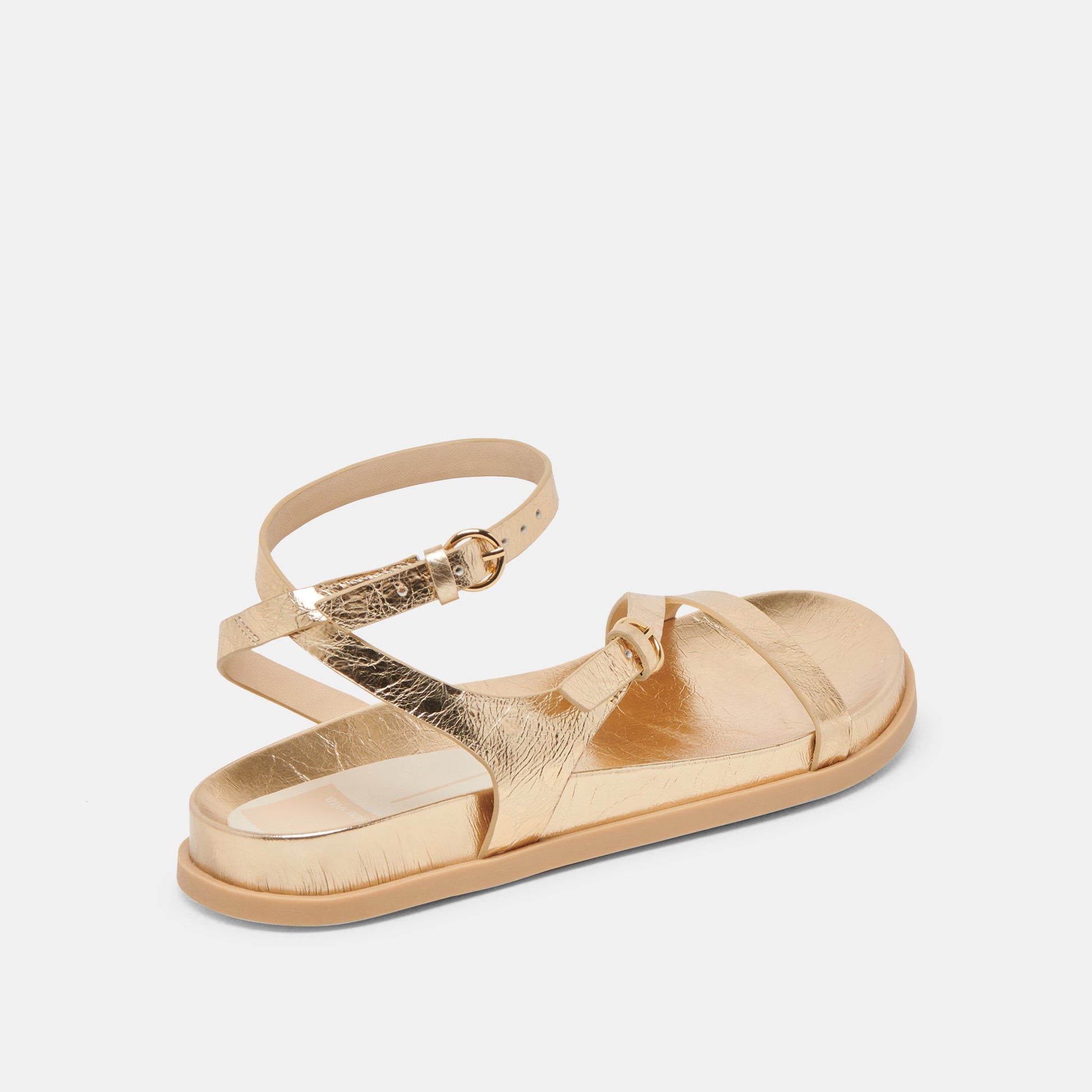 DARLIS SANDALS GOLD DISTRESSED LEATHER Dolce Vita